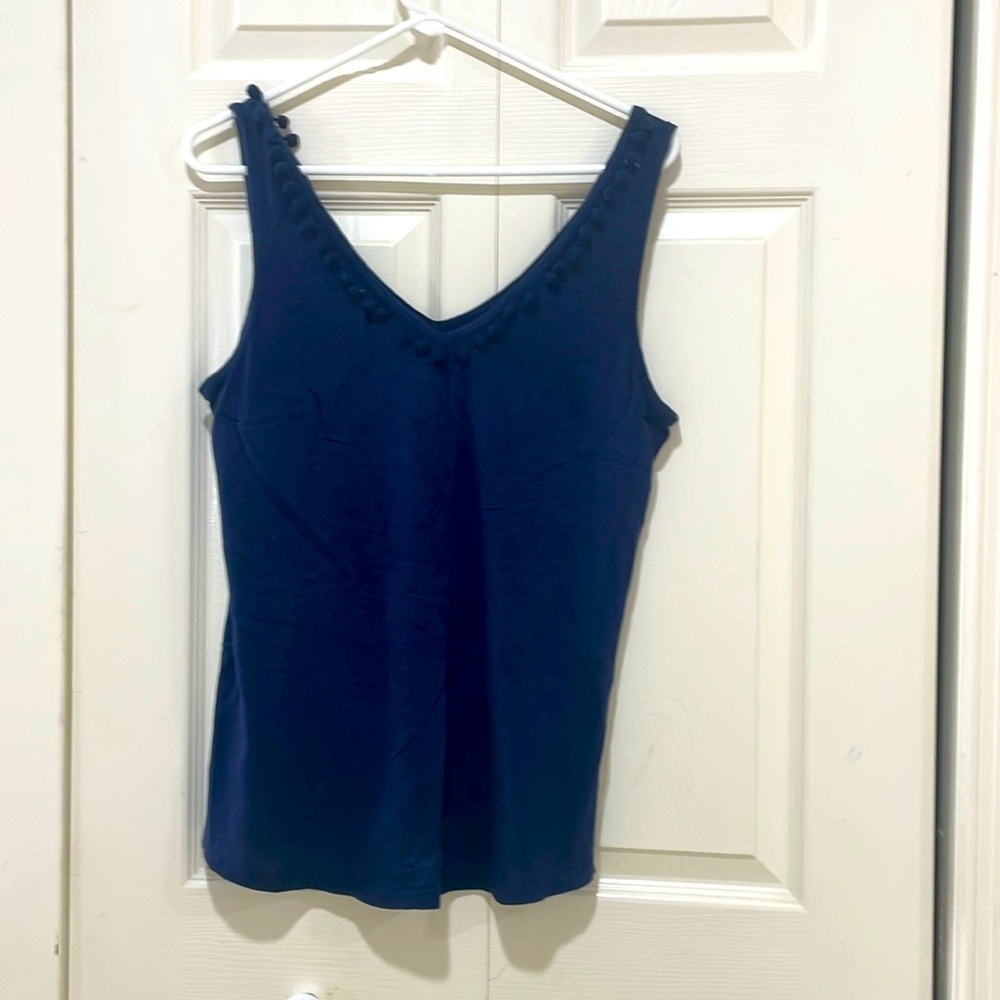 Lilly Pulitzer double v neck top